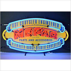 Mopar Vintage Shield 30-Inch Neon Sign