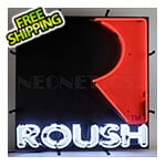 Neonetics Roush Square R 24-Inch Neon Sign