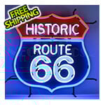 Neonetics Route 66 24-Inch Neon Sign