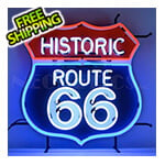 Neonetics Route 66 24-Inch Neon Sign