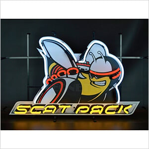 Dodge Scat Pack 30-Inch Neon Sign