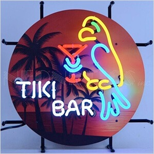 Tiki Bar 17-Inch Neon Sign