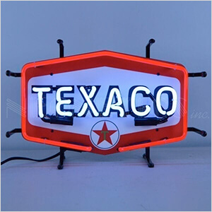 Texaco Hexagon 17-Inch Neon Sign