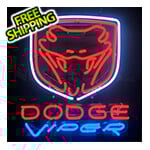 Neonetics Dodge Viper 20-Inch Neon Sign