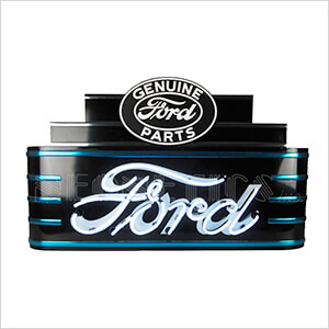 Theater Marquee Art Deco Ford Neon Sign in Steel Can