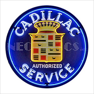 Cadillac Service 36-Inch Neon Sign