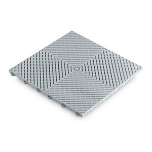Ribtrax Smooth Pro Pearl Silver Garage Floor Tile (6-Pack)
