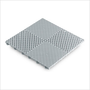 Ribtrax Smooth Pro Pearl Silver Garage Floor Tile (6-Pack)