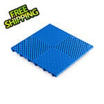 Swisstrax Ribtrax Smooth Pro Royal Blue Garage Floor Tile (6-Pack)