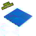 Swisstrax Ribtrax Smooth Pro Royal Blue Garage Floor Tile (6-Pack)