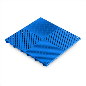 Ribtrax Smooth Pro Royal Blue Garage Floor Tile (6-Pack)