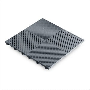 Ribtrax Smooth Pro Slate Grey Garage Floor Tile (6-Pack)