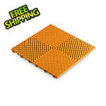 Swisstrax Ribtrax Smooth Pro Tropical Orange Garage Floor Tile (6-Pack)