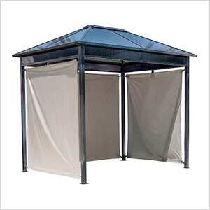 Danxia Cream 7 ft. x 9 ft. Gazebo