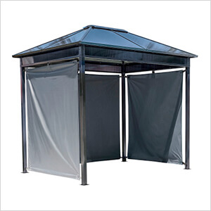 Danxia Grey 7 ft. x 9 ft. Gazebo