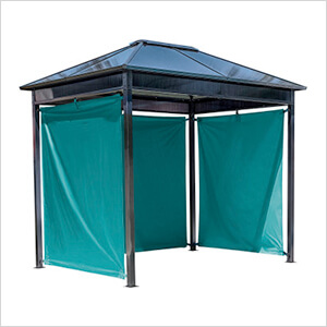 Danxia Teal 7 ft. x 9 ft. Gazebo