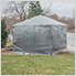 Universal Grey 8 x 8 ft. Gazebo Winter Cover