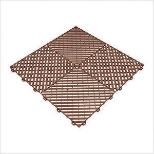 Ribtrax Pro Chocolate Garage Floor Tile (24-Pack)