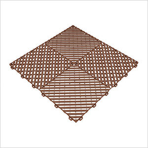 Ribtrax Pro Chocolate Garage Floor Tile (24-Pack)