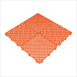 Ribtrax Pro Tropical Orange Garage Floor Tile (24-Pack)