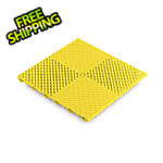 Swisstrax Ribtrax Smooth Pro Citrus Yellow Garage Floor Tile (24-Pack)