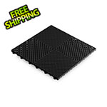 Swisstrax Ribtrax Smooth Pro Jet Black Garage Floor Tile (24-Pack)