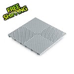 Swisstrax Ribtrax Smooth Pro Pearl Silver Garage Floor Tile (24-Pack)