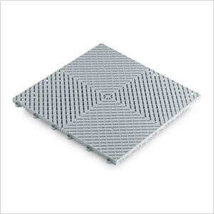 Ribtrax Smooth Pro Pearl Silver Garage Floor Tile (24-Pack)
