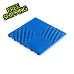 Swisstrax Ribtrax Smooth Pro Royal Blue Garage Floor Tile (24-Pack)