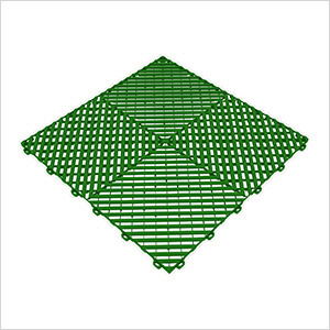 Ribtrax Pro Turf Green Garage Floor Tile (24-Pack)