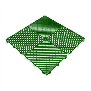Ribtrax Pro Turf Green Garage Floor Tile (24-Pack)