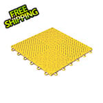 Swisstrax Ribtrax Smooth Home 1ft x 1ft Citrus Yellow Garage Floor Tile (Pack of 10)