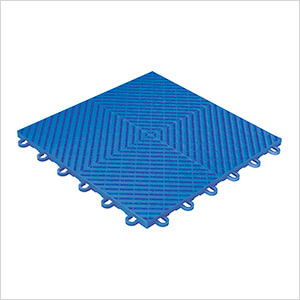 Ribtrax Smooth Home 1ft x 1ft Royal Blue Garage Floor Tile (Pack of 10)