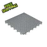 Swisstrax Ribtrax Smooth Home 1ft x 1ft Slate Grey Garage Floor Tile (Pack of 10)