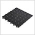 Diamondtrax Home Motorcycle Garage Floor Tile Mat (Jet Black / Slate Grey)