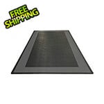 Swisstrax Diamondtrax Home Single Car Garage Floor Tile Mat (Jet Black / Slate Grey)