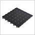 Diamondtrax Home Single Car Garage Floor Tile Mat (Jet Black / Arctic White)