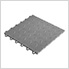 Diamondtrax Home Single Car Garage Floor Tile Mat (Jet Black / Slate Grey)