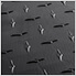 Diamondtrax Home Single Car Garage Floor Mat (Jet Black / Slate Grey)