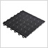 Diamondtrax Home Single Car Garage Floor Tile Mat (Pearl Silver / Jet Black / Racing Red)