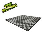 Swisstrax Diamondtrax Home Two Car Garage Floor Tile Mat (Jet Black / Slate Grey)