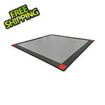 Swisstrax Diamondtrax Home Two Car Garage Floor Tile Mat (Pearl Silver / Jet Black / Racing Red)