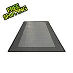 Speedway Tile Single Car Garage Floor Tile Mat / Pad (Grey / Silver / Black)