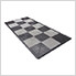 Ribtrax Pro Motorcycle Garage Floor Tile Mat (Jet Black / Slate Grey)