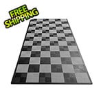 Swisstrax Ribtrax Pro One Car Garage Floor Tile Mat (Jet Black / Slate Grey)