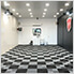 Ribtrax Pro One Car Garage Floor Tile Mat (Jet Black / Slate Grey)