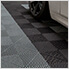 Ribtrax Pro One Car Garage Floor Tile Mat (Jet Black / Slate Grey)