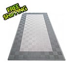 Swisstrax Ribtrax Pro One Car Garage Floor Tile Mat (Slate Grey / Pearl Silver / Jet Black)