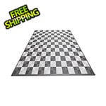 Swisstrax Ribtrax Pro Two Car Garage Floor Tile Mat (Slate Grey / Pearl Silver / Jet Black)