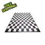 Swisstrax Ribtrax Pro Two Car Garage Floor Tile Mat (Jet Black / Arctic White)